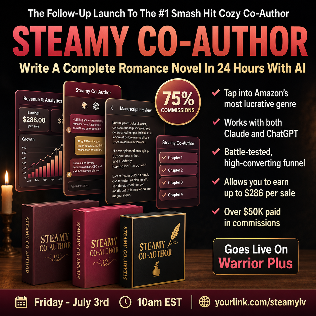 Steamy Co-Author